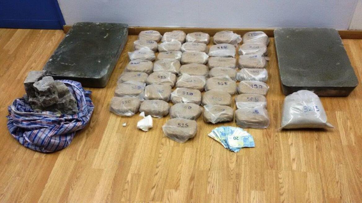 Αλβανοί σκόπευαν να νοθεύσουν και να πουλήσουν 18 κιλά ηρωίνη