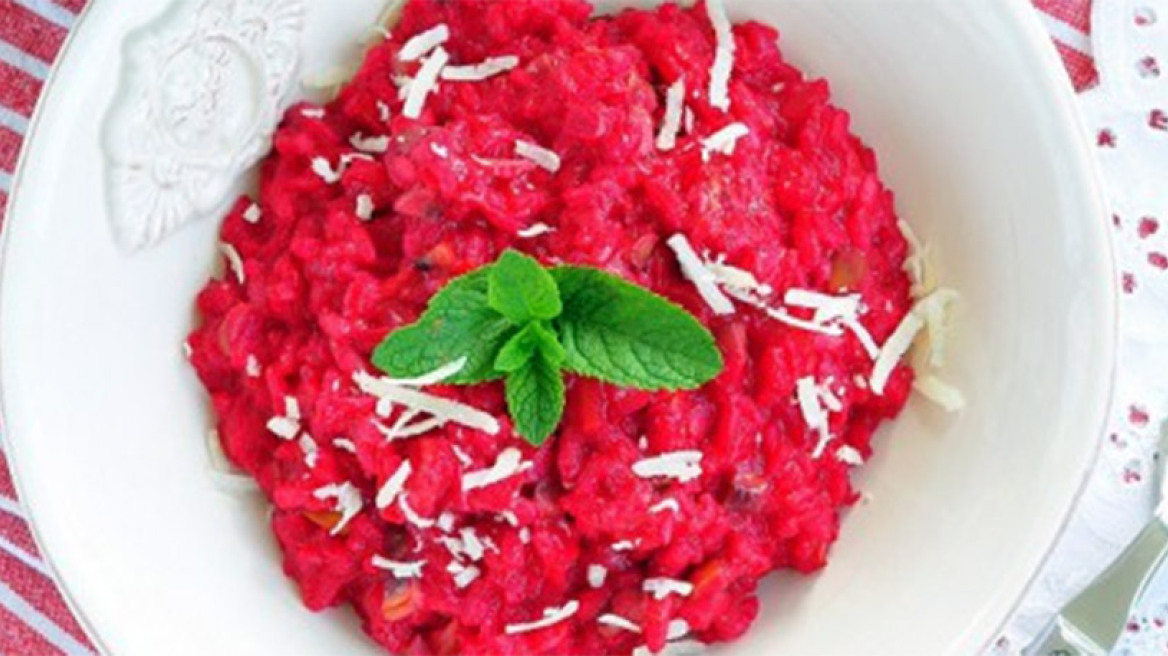 Τραχανότο με παντζάρια