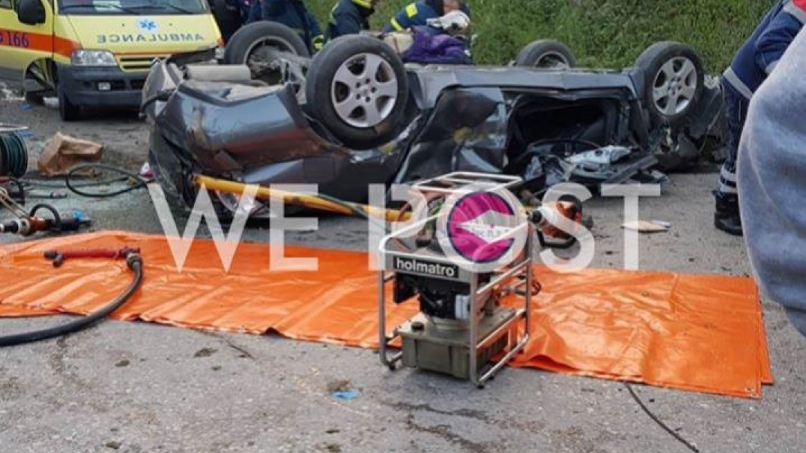 Θεσσαλονίκη: Ένας νεκρός και τρεις τραυματίες σε τροχαίο δυστύχημα (βίντεο)