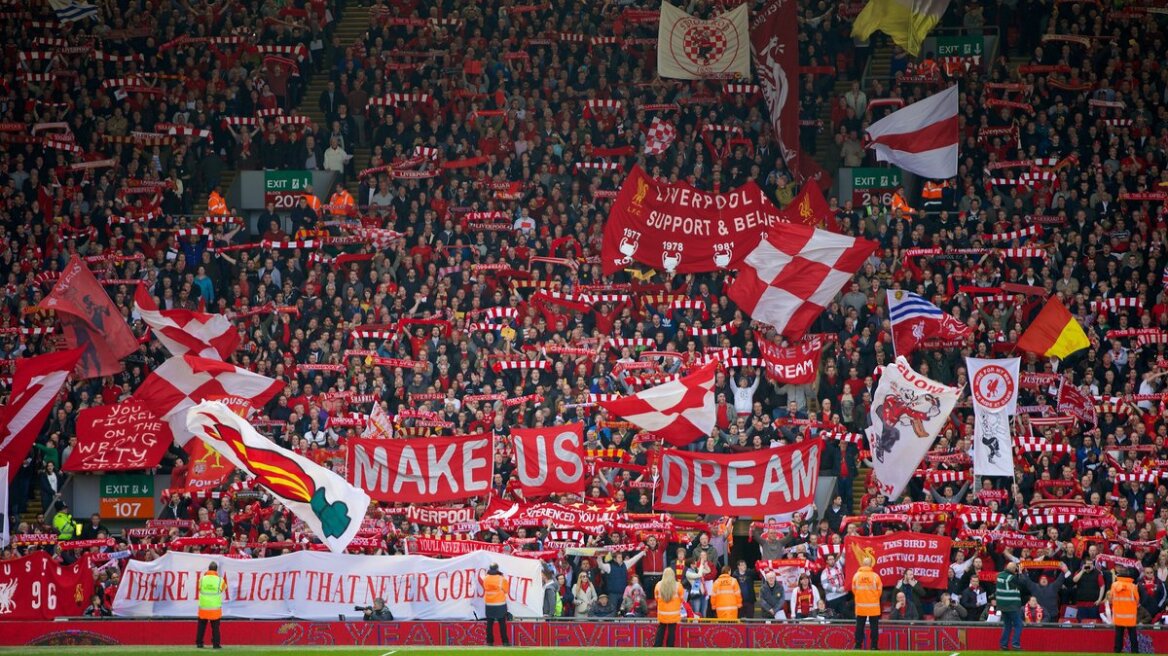 Βίντεο: Η τρομερή ατμόσφαιρα του Ανφιλντ