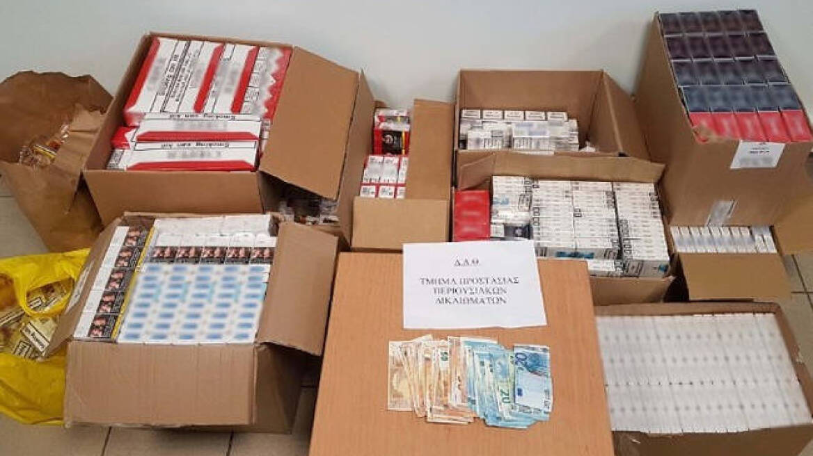 Λαθραία τσιγάρα, ποτά και καύσιμα σε Προμαχώνα και Ευζώνους