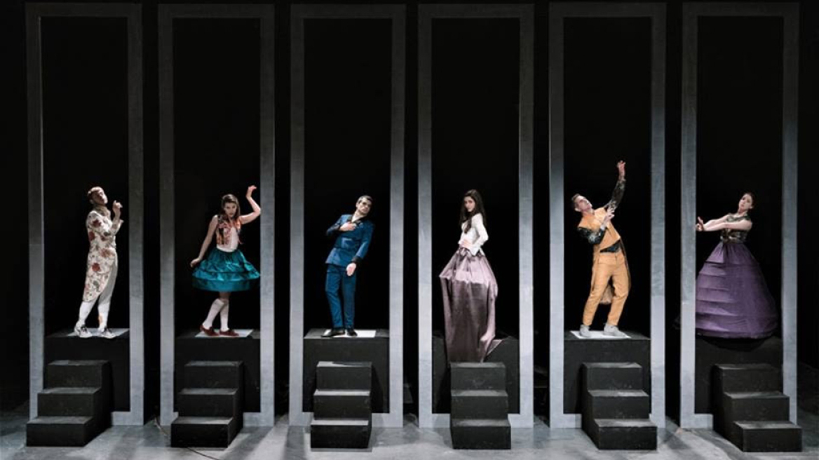 Έξι γιγάντια κάδρα-έξι ήρωες του Μολιέρου