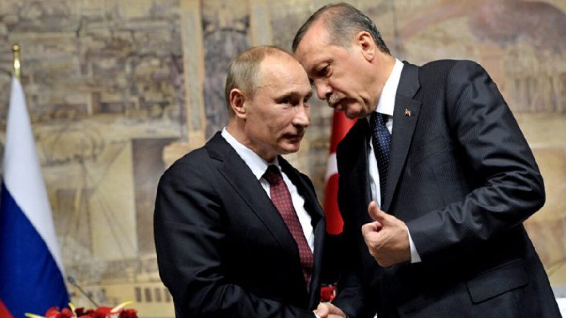 Επικοινωνία Πούτιν - Ερντογάν για την κατάσταση στη Συρία