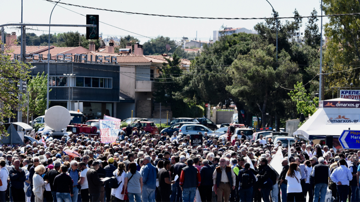 Συγκέντρωση διαμαρτυρίας για τα διόδια στην Γέφυρα Βαρυμπόμπης