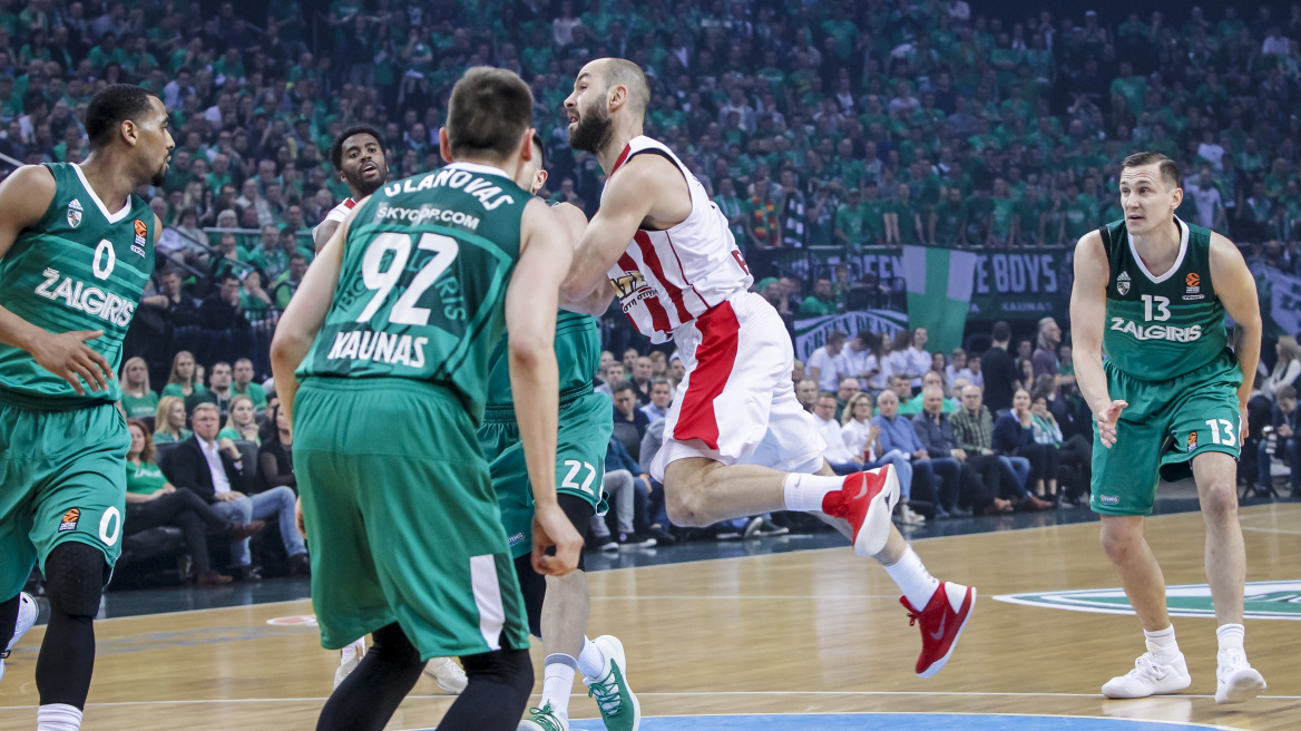 Ζαλγκίρις-Ολυμπιακός 101-91: Οδυνηρός αποκλεισμός για τους ερυθρόλευκους