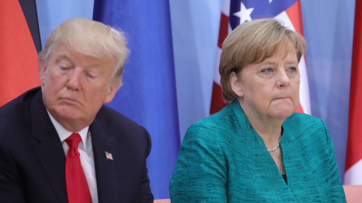 Με... μικρό καλάθι η Μέρκελ στον Λευκό Οίκο