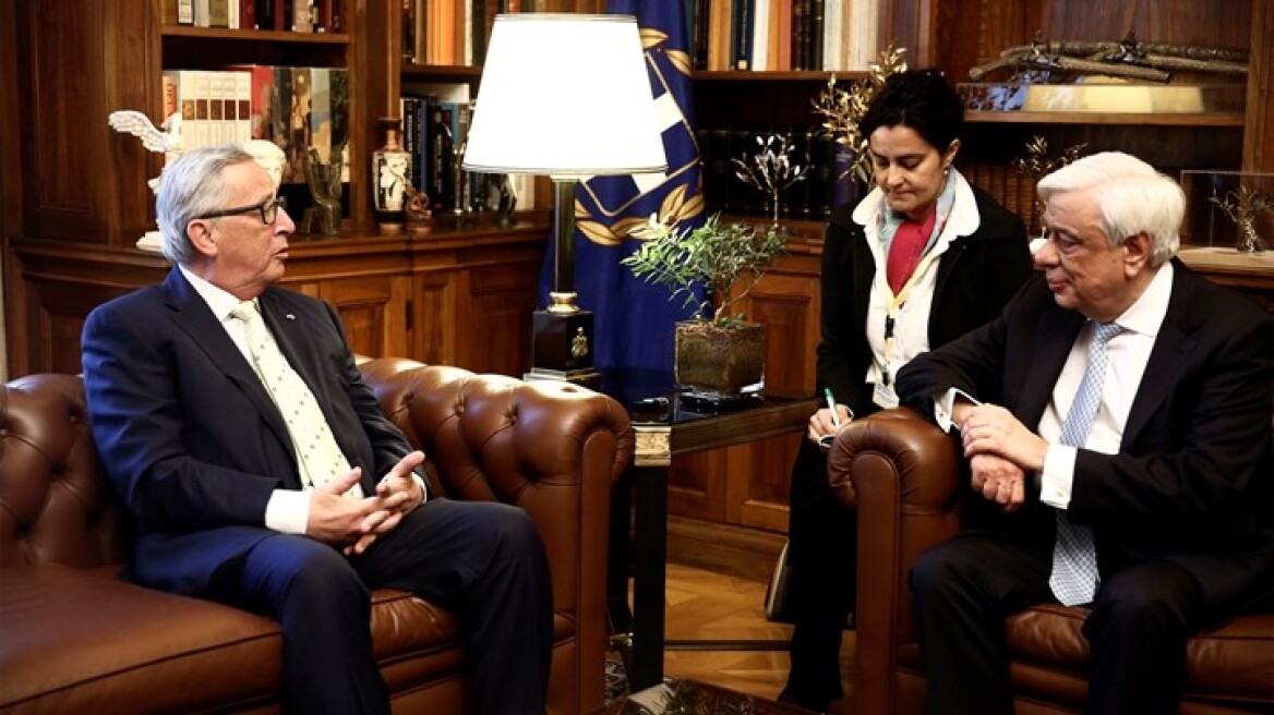 Πρόσκληση  Γιούνκερ σε Παυλόπουλο στις Βρυξέλλες 