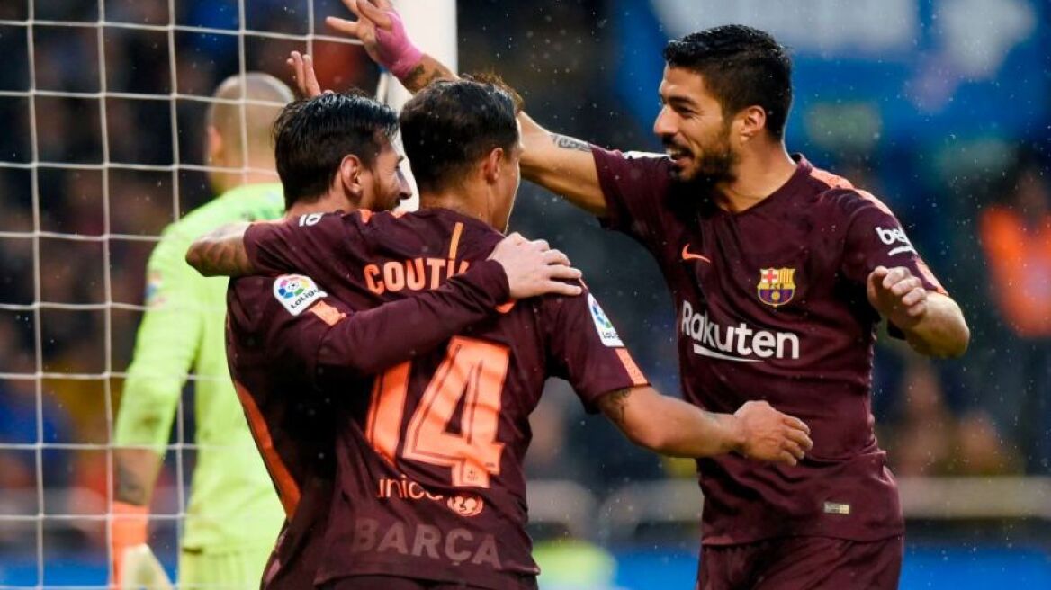 Στον θρόνο της η Μπαρτσελόνα με χατ-τρικ Μέσι!