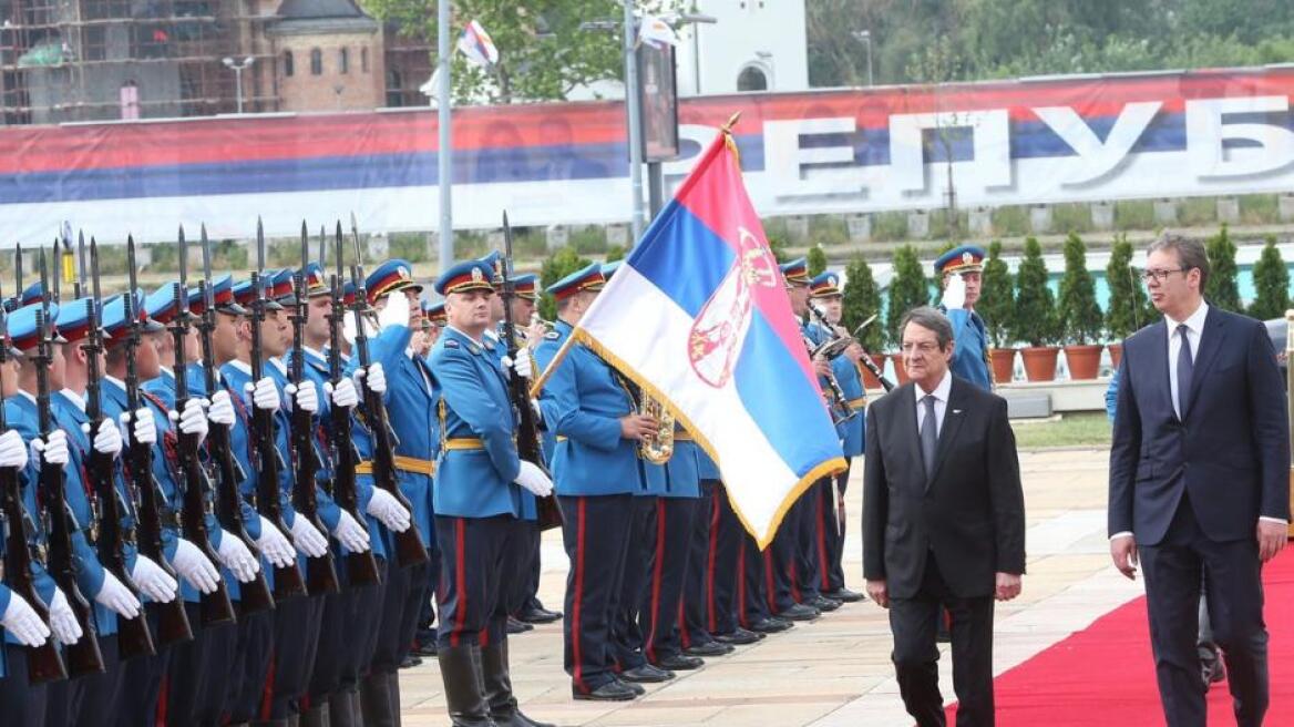 Κυπριακό και κοσσυφοπέδιο συζήτησαν Αναστασιάδης - Βούτσιτς 