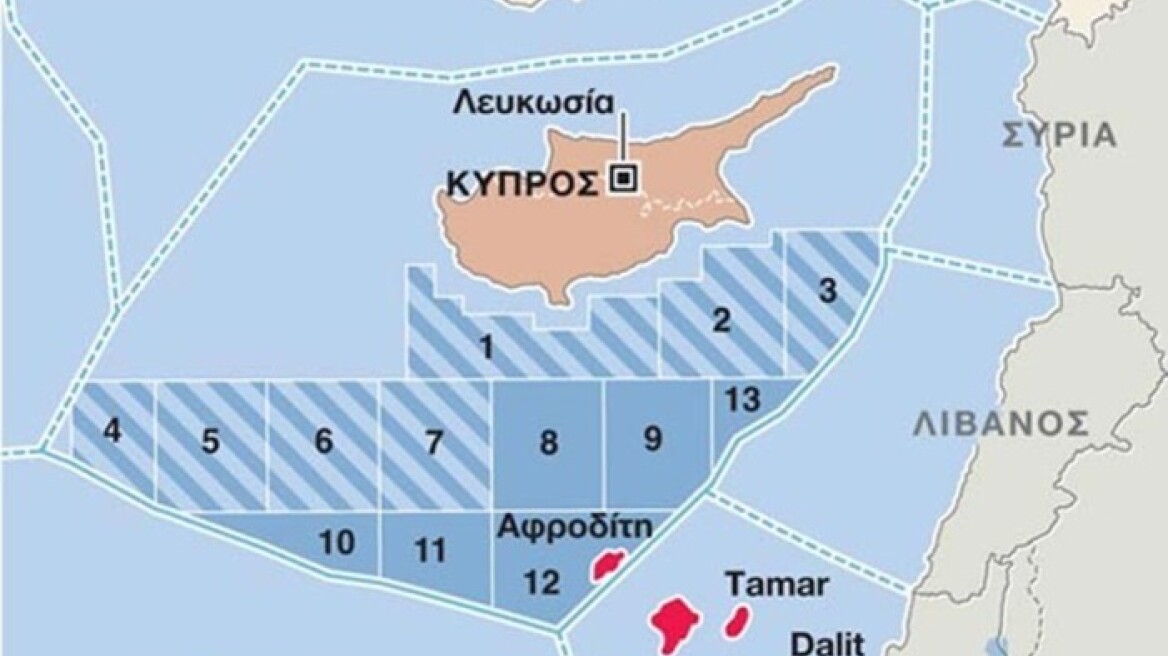 Το Ισραήλ αξιώνει το 5% του κοιτάσματος «Αφροδίτη» στην κυπριακή ΑΟΖ
