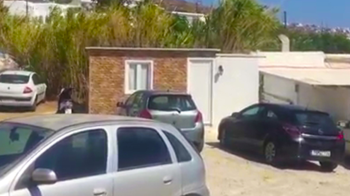 Βίντεο: Στη Μύκονο καμουφλάρουν τα κοντέινερ... με πέτρινες ταπετσαρίες! 