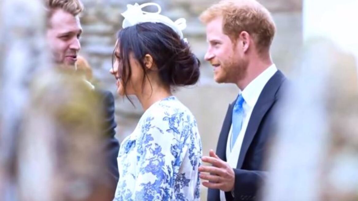 Η εντυπωσιακή εμφάνιση της Μέγκαν Μαρκλ στον γάμο της ανιψιάς της Νταϊάνα και η παρ' ολίγον... τούμπα