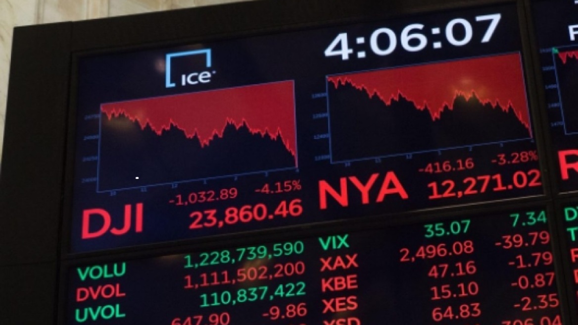 Wall Street: Αρνητικό σερί οχτώ συνεδριάσεων για Dow Jones