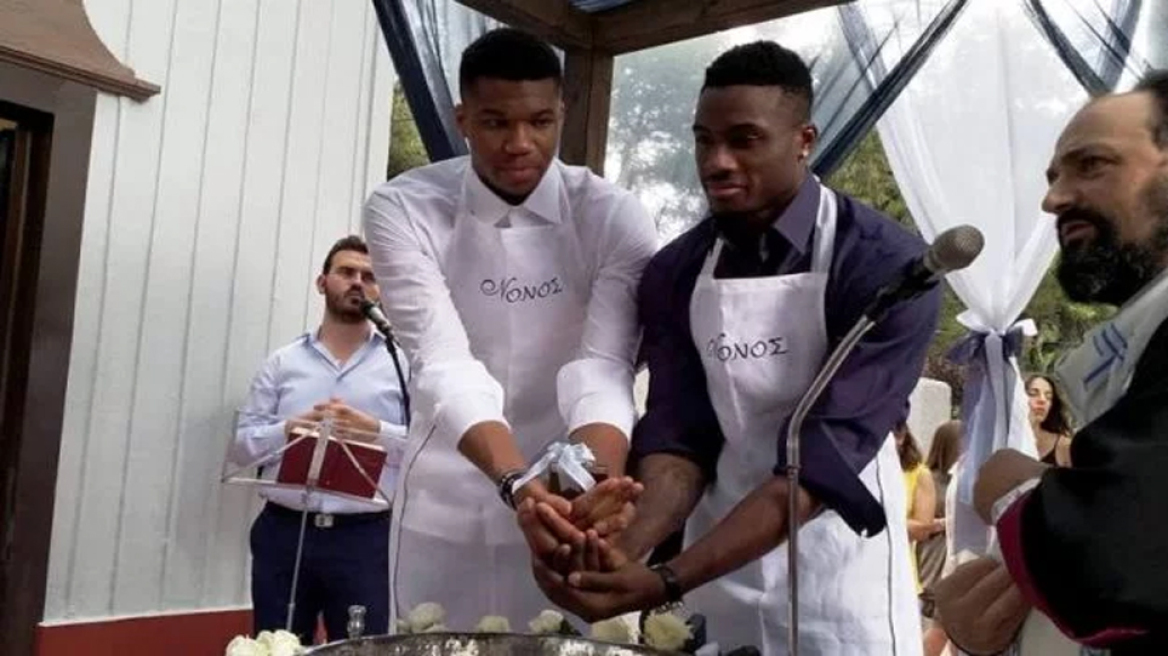 Γιάννης και Θανάσης Αντετοκούνμπο έγιναν νονοί!