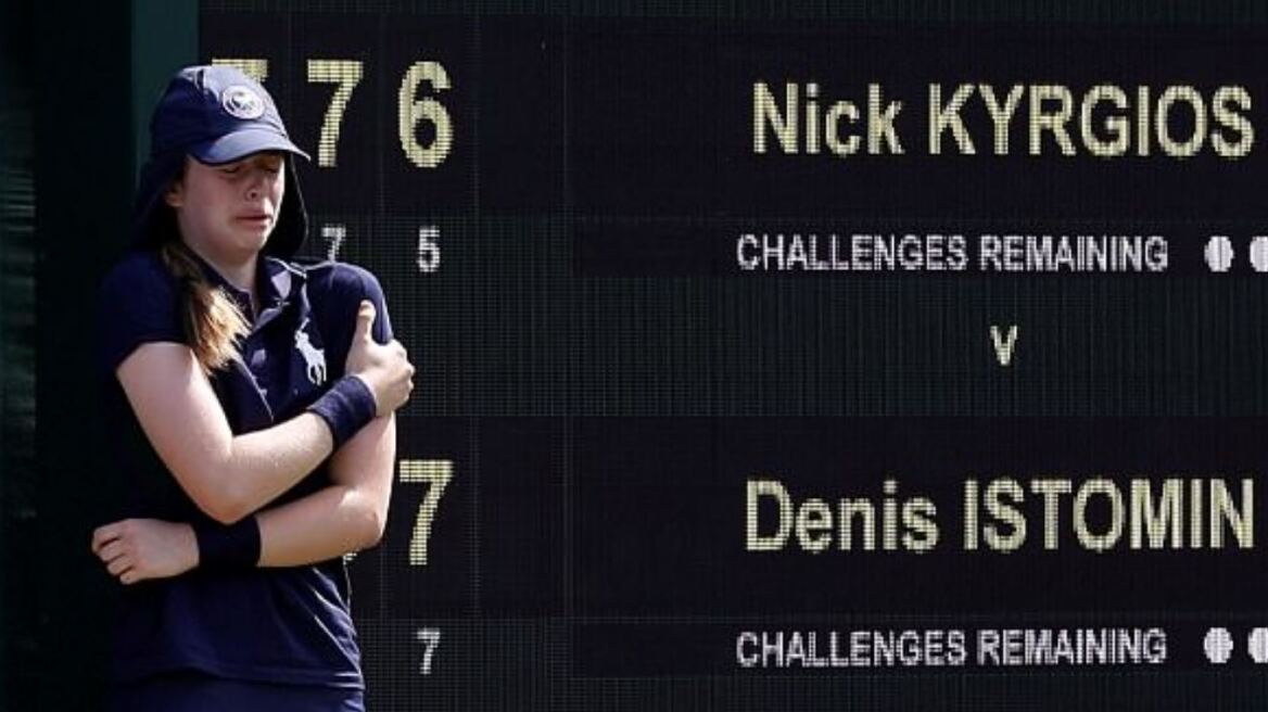 Βίντεο: Ο Νικ Κύργιος πέτυχε ένα κορίτσι για τα μπαλάκια με σερβίς ταχύτητας 217χλμ/ώρα