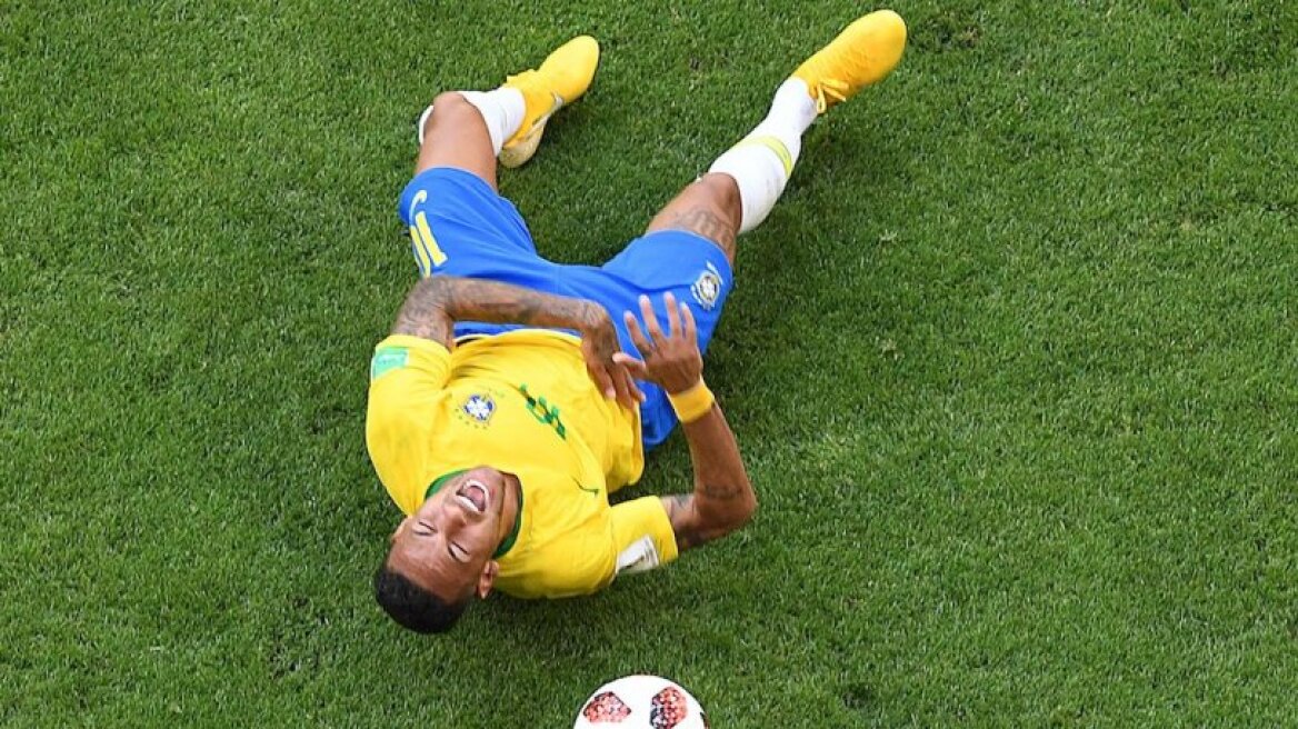 Μουντιάλ 2018: Ο Νεϊμάρ έχει μείνει στο χορτάρι 14 λεπτά!