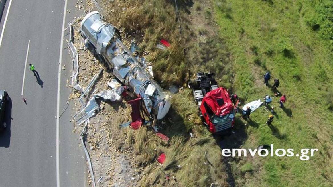 Βίντεο-σοκ από θανατηφόρο τροχαίο στην Εγνατία οδό