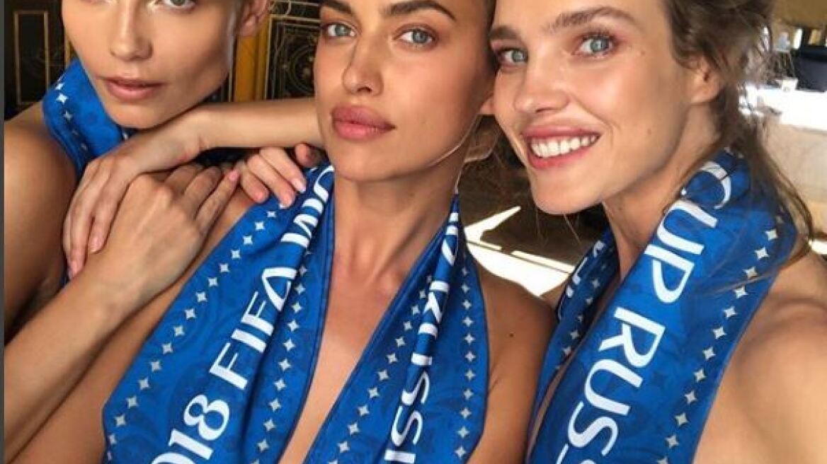 Μουντιάλ 2018: Η Irina Shayk μαζί με τις φίλες της στέλνει τις... σέξι ευχές της στη Ρωσία 