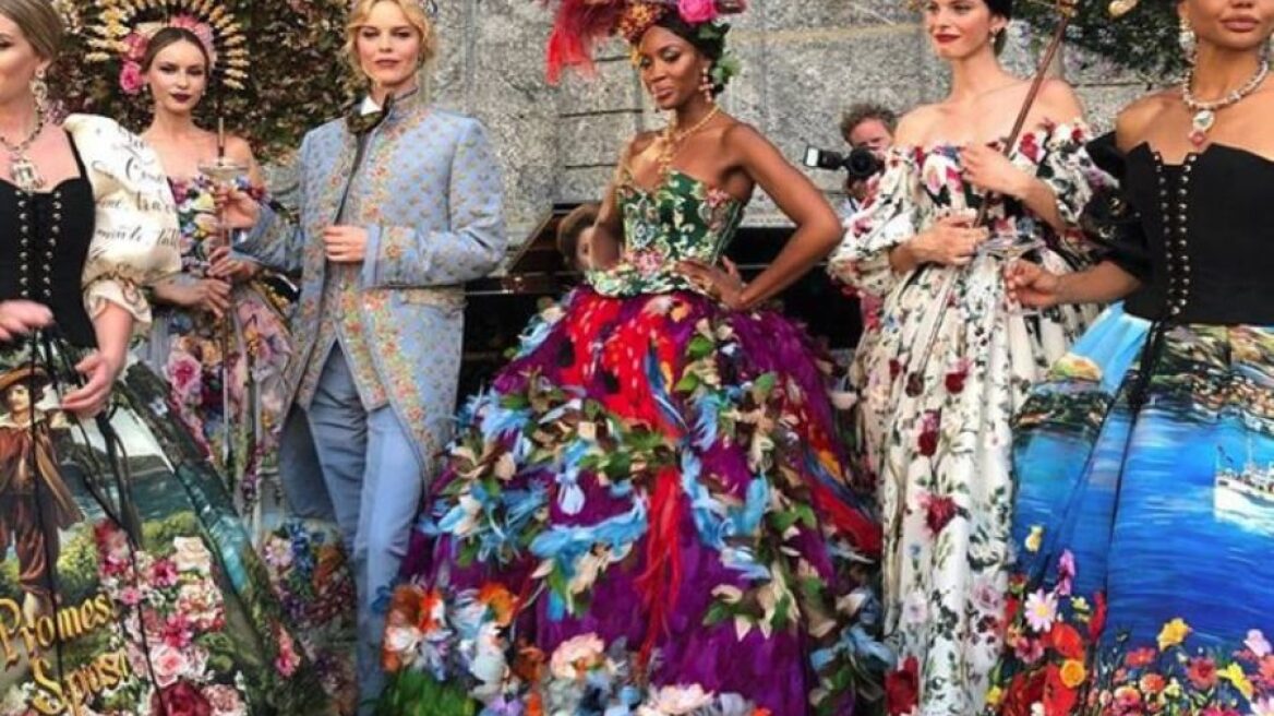 Πρέπει να δεις την εξτραβαγκάντζα των Dolce & Gabbana στη λίμνη Κόμο