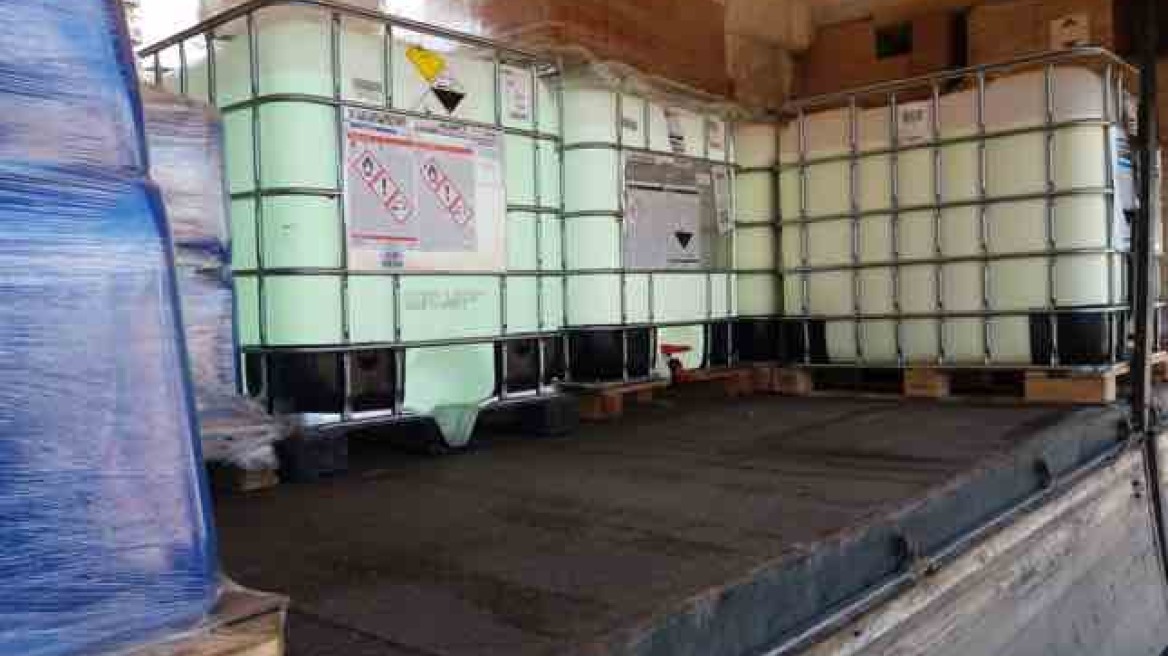 Κρήτη: Μετέφεραν με το πλοίο επτά τόνους επικίνδυνων ουσιών
