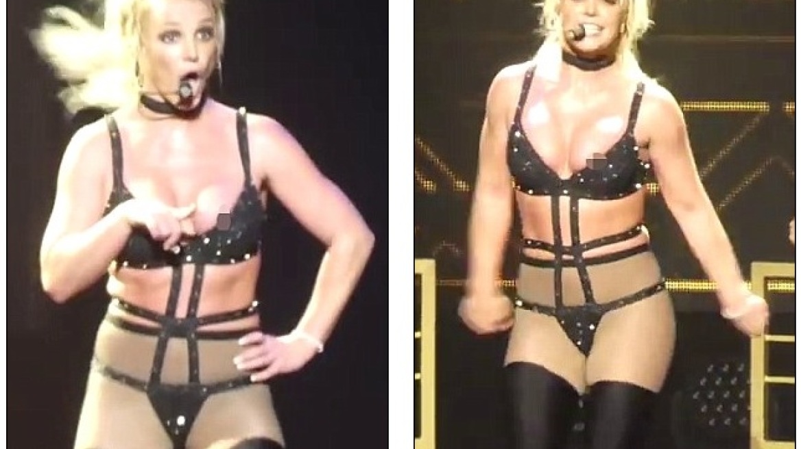 Η Μπρίτνεϊ Σπίαρς είχε ένα σέξι ατύχημα πάνω στη σκηνή 