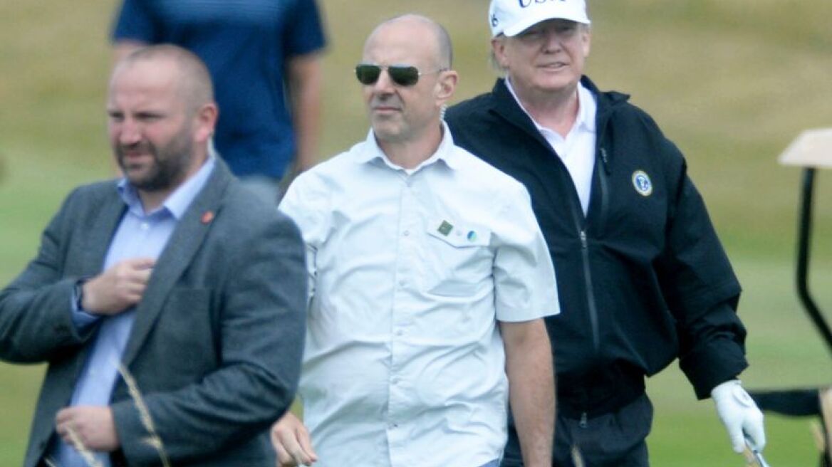 Πράκτορας του Τραμπ υπέστη εγκεφαλικό στη διάρκεια του ταξιδιού στη Σκωτία