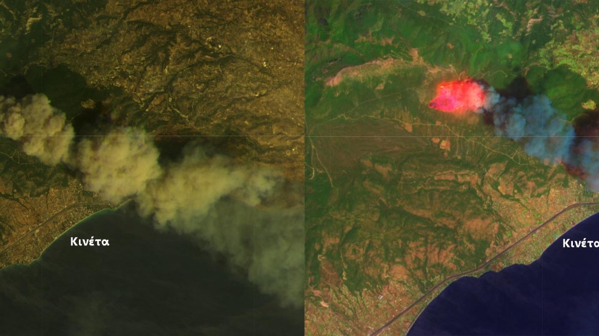 Με ταχύτητες άνω των 100 χλμ την ώρα οι άνεμοι τη Δευτέρα της κόλασης στην Αττική