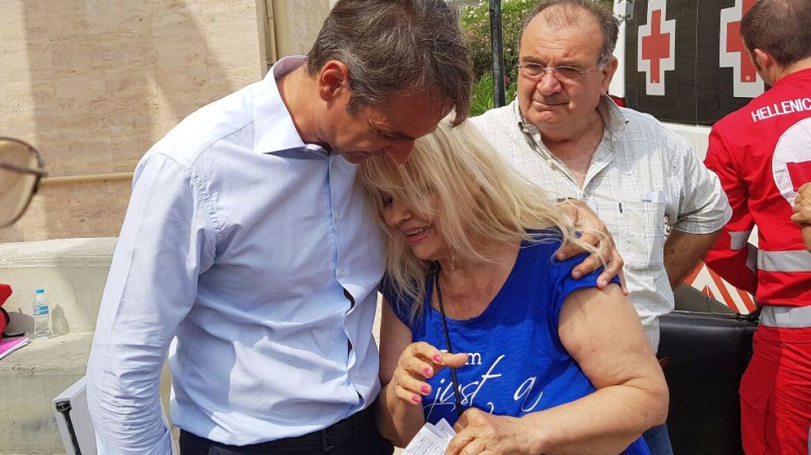 Επίσκεψη του Κυριάκου Μητσοτάκη στη Ραφήνα και το Σισμανόγλειο