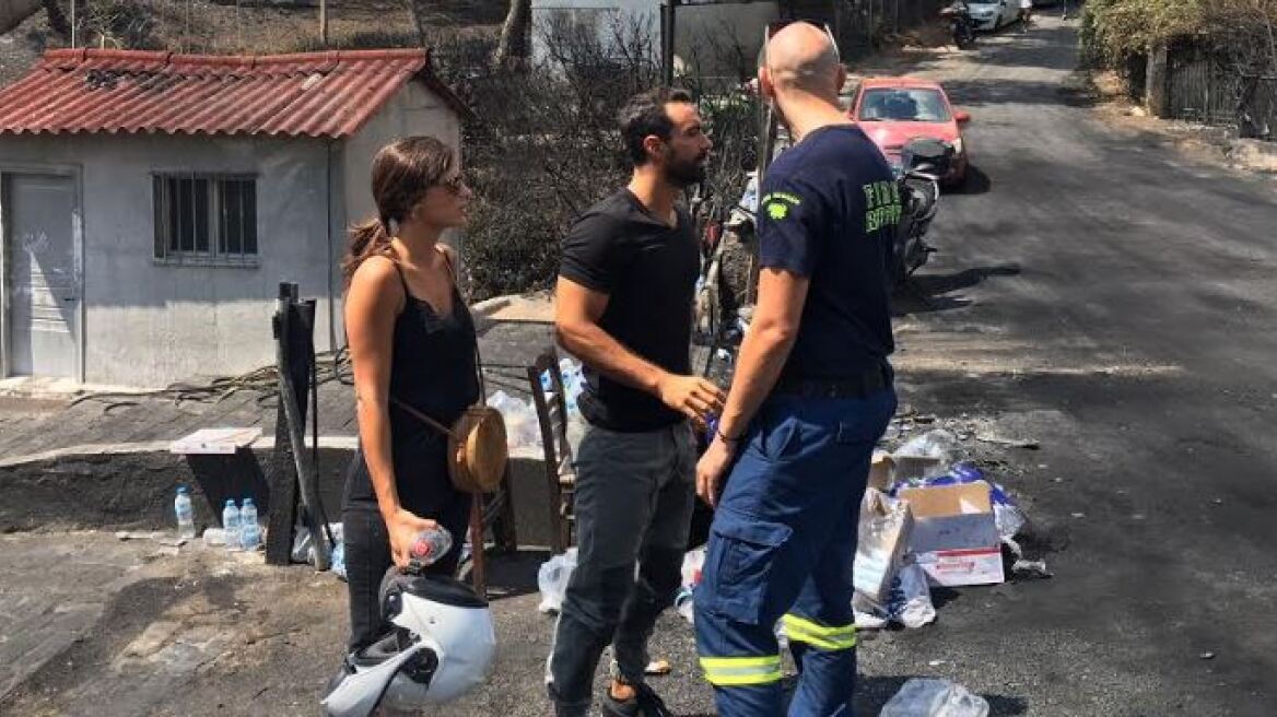 Φωτογραφίες: Τανιμανίδης και Μπόμπα στο πλευρό των πληγέντων στο Κόκκινο Λιμανάκι