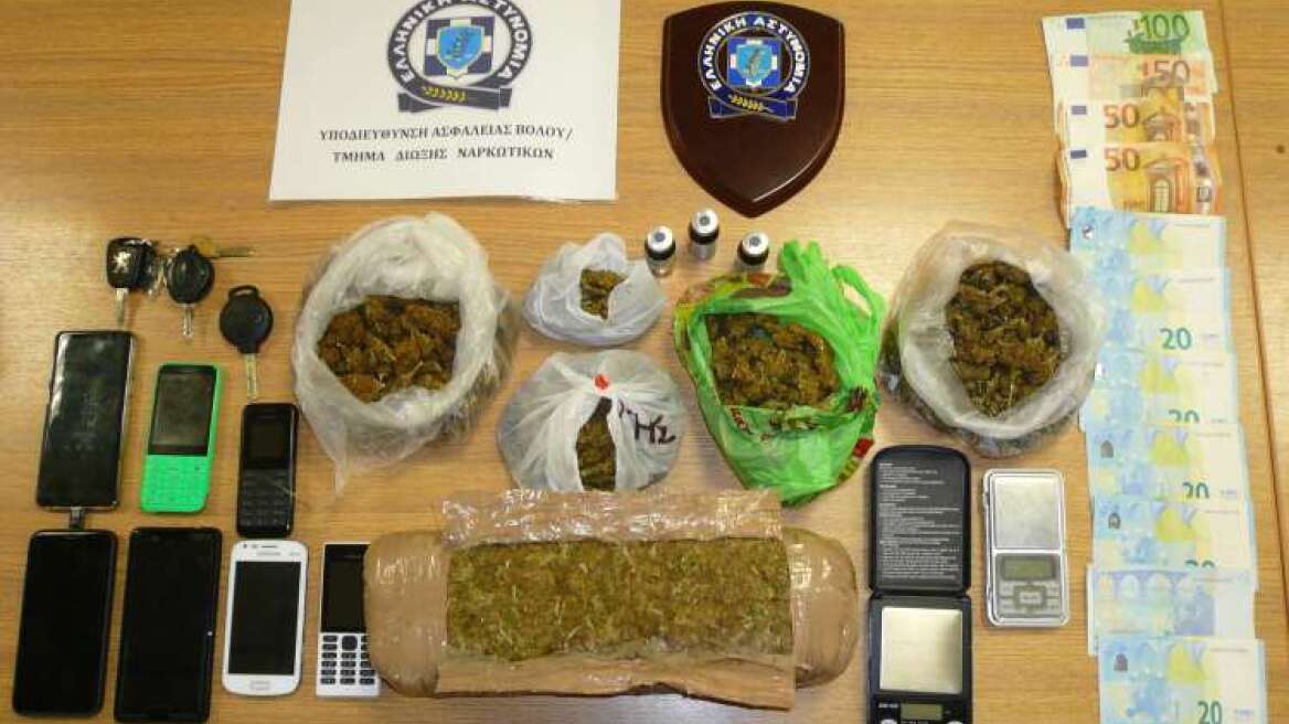 Βόλος: Νέο ηχηρό χτύπημα από τη Δίωξη στα κυκλώματα διακίνησης ναρκωτικών 