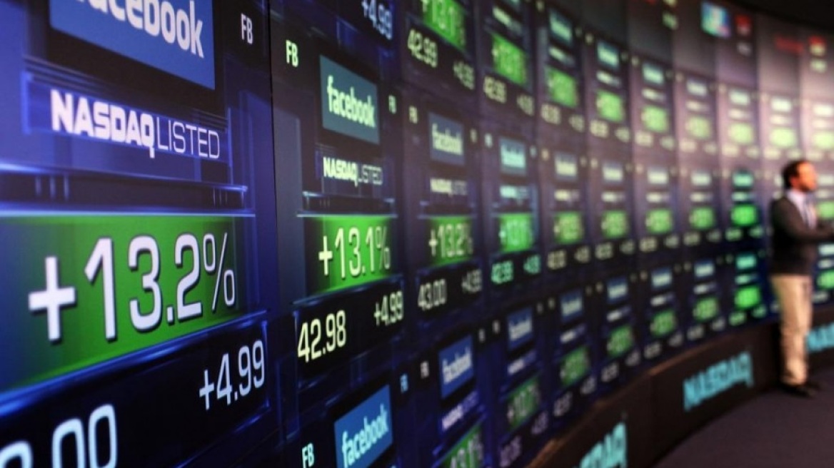 Κέρδη στη Wall Street με ράλι 4,5% της Facebook