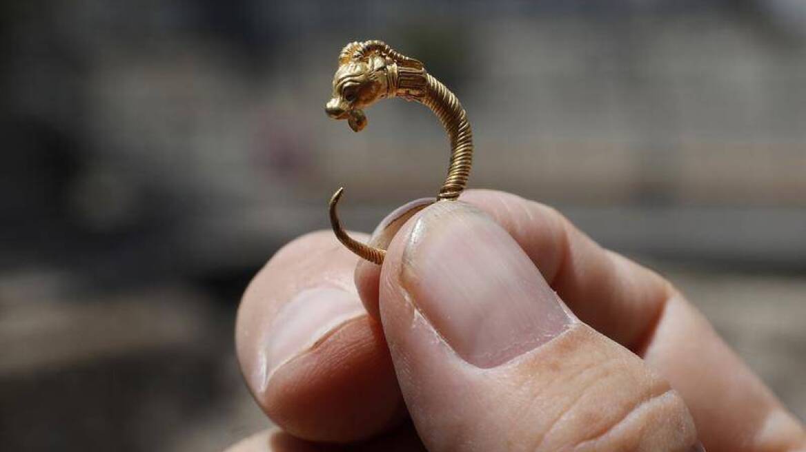 Ισραήλ: Χρυσό σκουλαρίκι της ελληνιστικής εποχής ανακαλύφθηκε στην Ιερουσαλήμ