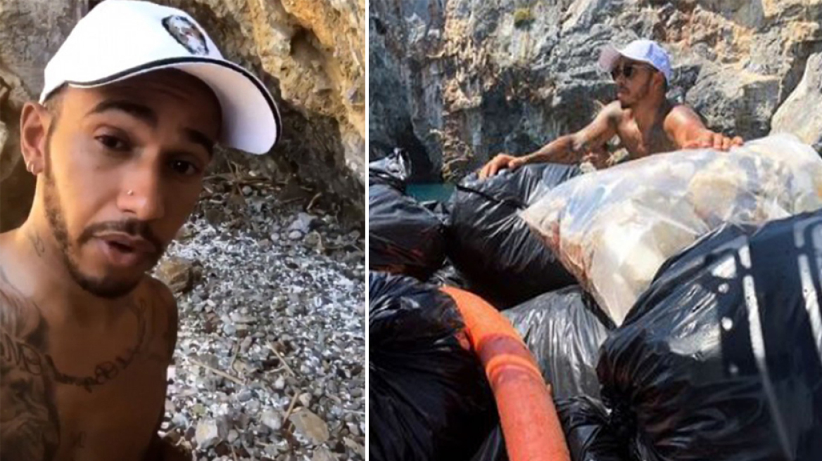 «Χαμός» στο twitter του Χάμιλτον για τα πλαστικά μπουκάλια