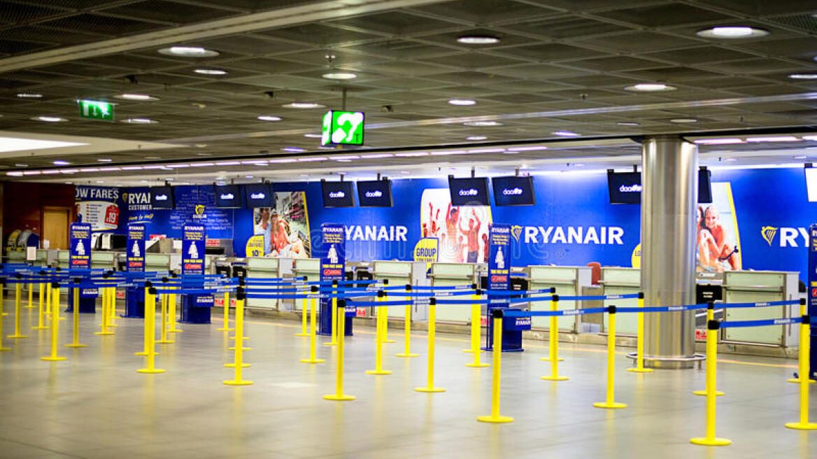 Καθηλωμένα για 24 ώρες τα αεροπλάνα της Ryanair 