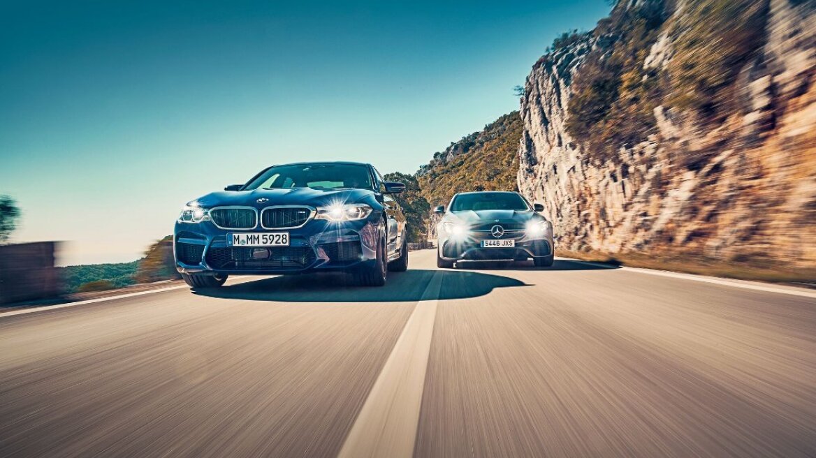 Σύγκρουση κορυφής: BMW M5 vs MERCEDES AMG E63 S