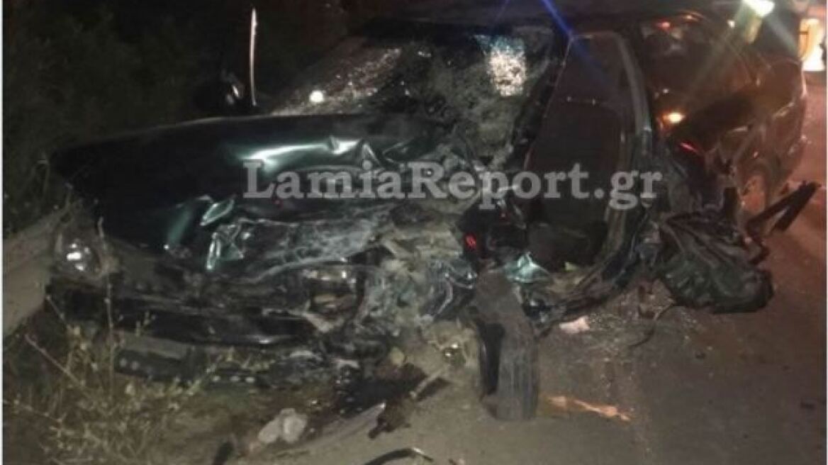 Λαμία: Σοβαρό τροχαίο με δυο τραυματίες