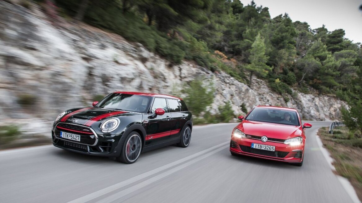 Συγκρίνουμε: Mini JCW Clubman All4 VS VW Golf GTI Performance