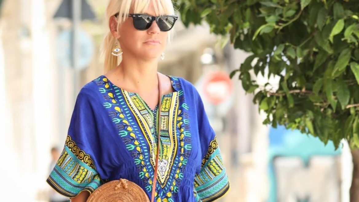 H Σάσα Σταμάτη φόρεσε το πιο κοντό καφτάνι του κόσμου όλου 