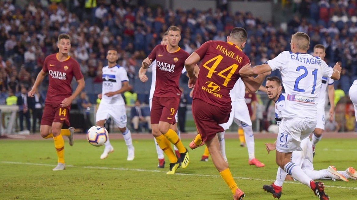 Ο Μανωλάς έσωσε τη Ρόμα από της Αταλάντα... τα δόντια! 