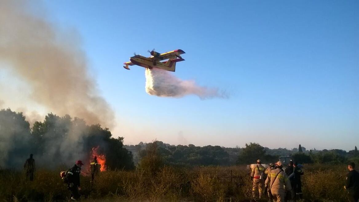 Υπό μερικό έλεγχο η φωτιά στην Κλινδιά Ηλείας