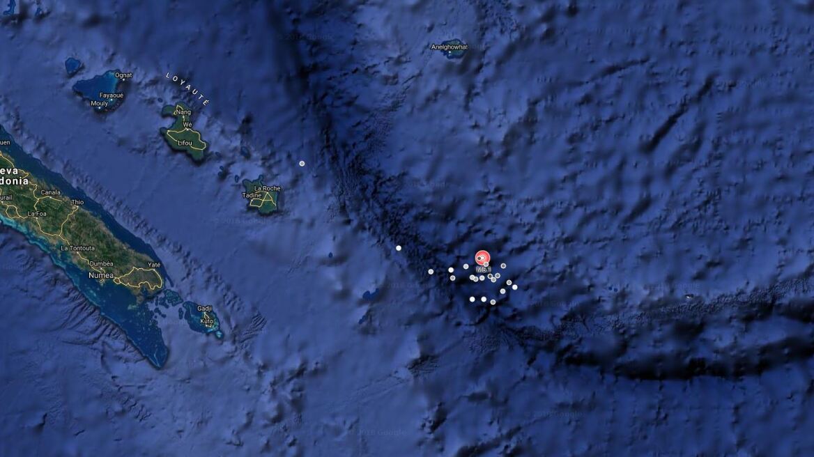 Ισχυρός σεισμός 6,3 Ρίχτερ ανάμεσα σε Νέα Καληδονία και Φίτζι