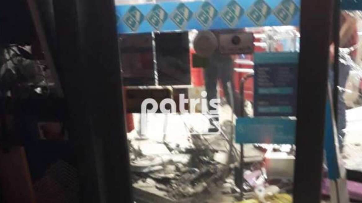 Πύργος: Έκρηξη σε ΑΤΜ σούπερ-μάρκετ τα ξημερώματα