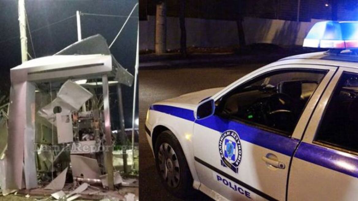 Νυχτερινή καταδίωξη «βομβιστών» ΑΤΜ στα Οινόφυτα