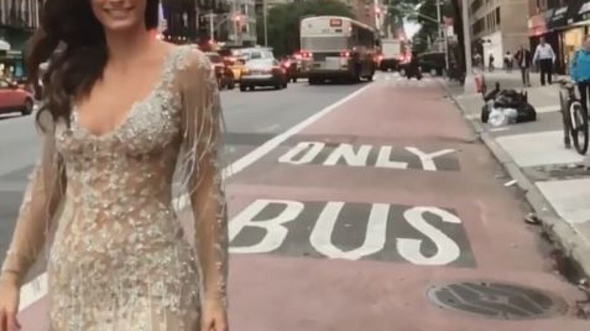 Η Χριστίνα Μπόμπα στη Νέα Υόρκη σε εκδήλωση της Rihanna