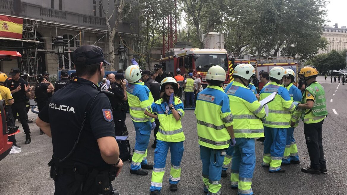Ισπανία: Ένας νεκρός, δέκα τραυματίες από κατάρρευση σκαλωσιάς στο ξενοδοχείο Ritz 