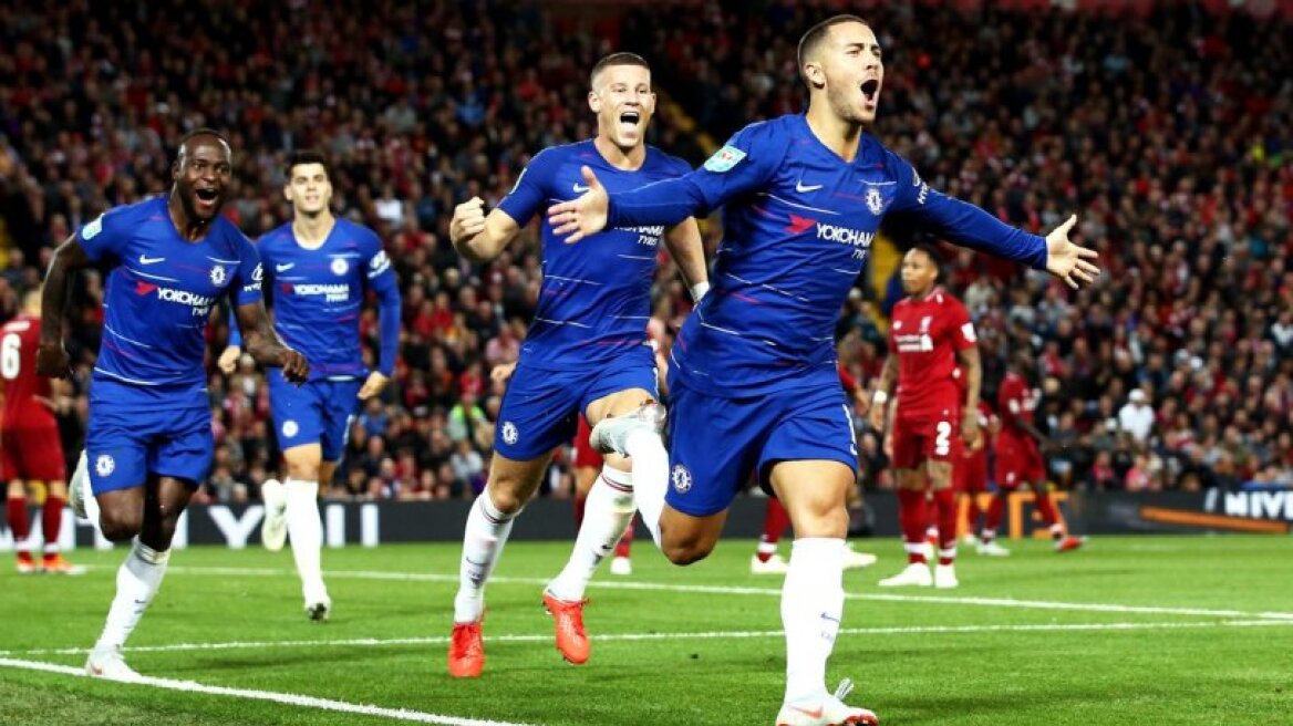 Λίβερπουλ - Τσέλσι 1-2: Ο Αζάρ έσπασε το αήττητο των «ρεντς»! 