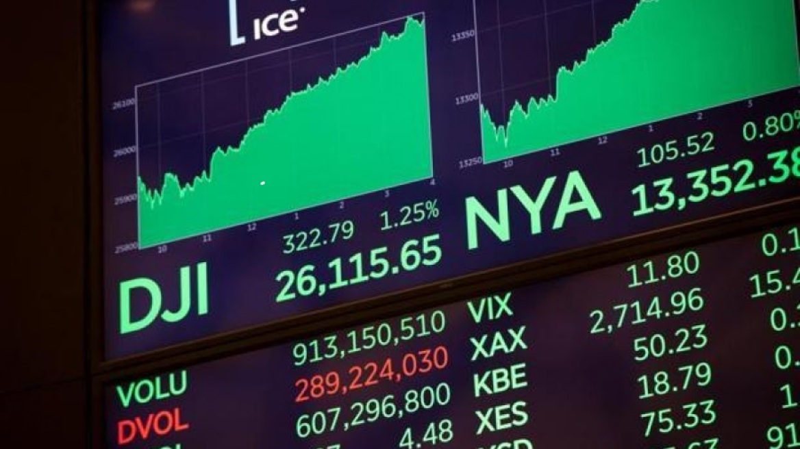Ανέγγιχτη από Ιταλία η Wall Street - Νέο ρεκόρ για Dow Jones