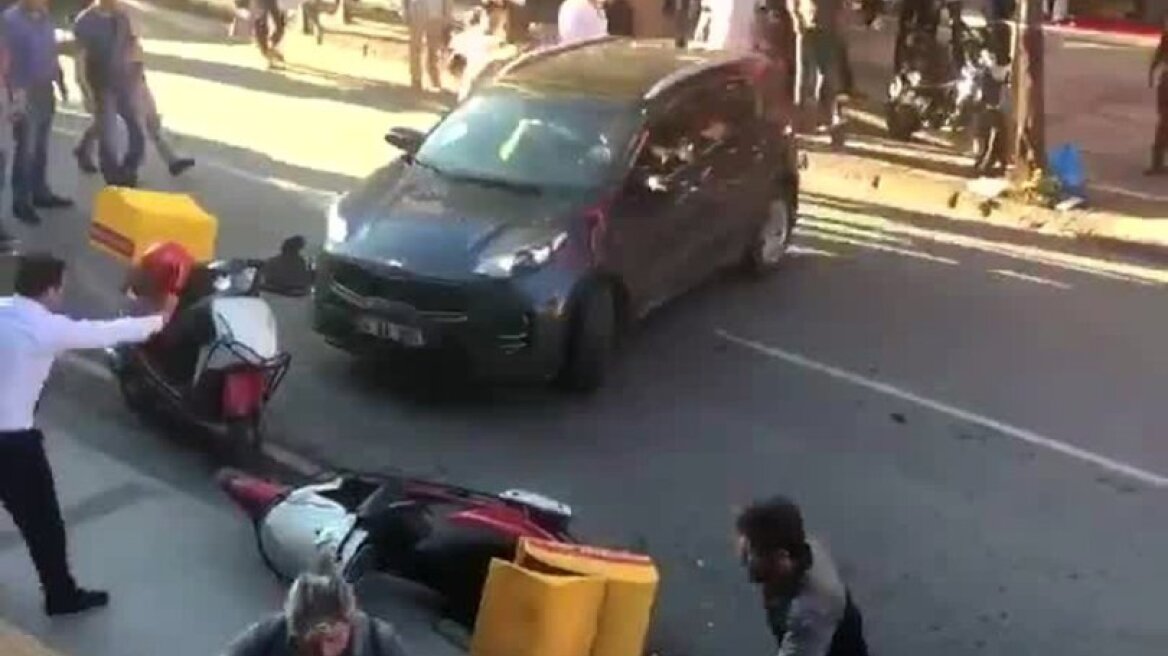 Οδηγός έπεσε πάνω σε πεζούς στην Κωνσταντινούπολη - Πέντε τραυματίες