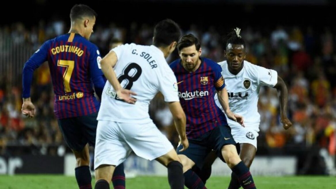 Βαλένθια – Μπαρτσελόνα 1-1: Ακόμα μία γκέλα