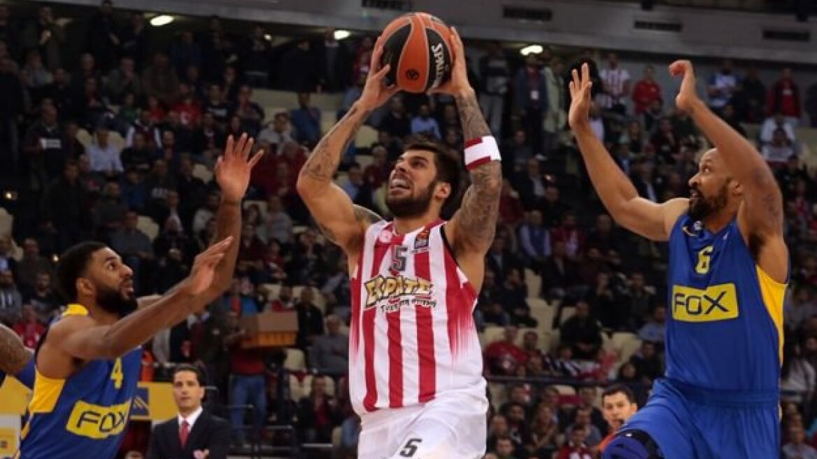 Ολυμπιακός Vs Μακάμπι: Αμφίρροπες αναμετρήσεις, μικρό “ερυθρόλευκο” προβάδισμα (πίνακες & video)